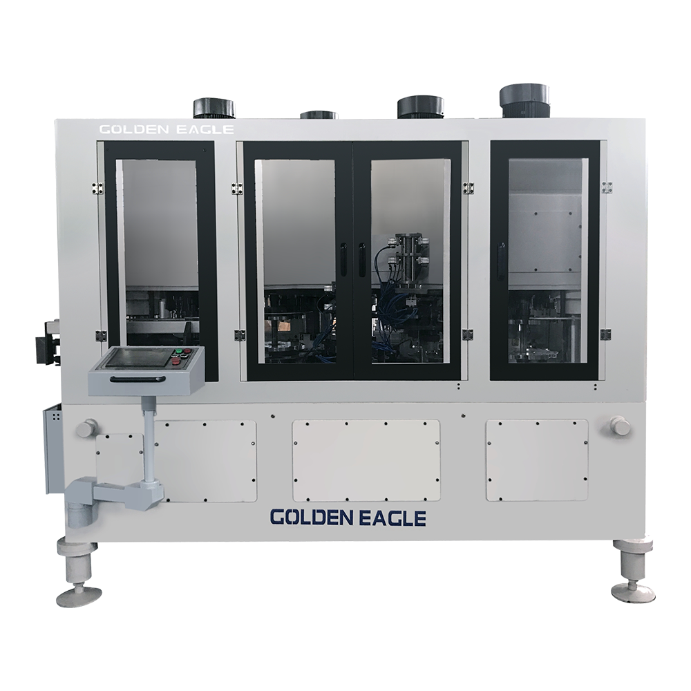 Necking Flanging perline che cuciture a quattro stazioni possono fare la macchina